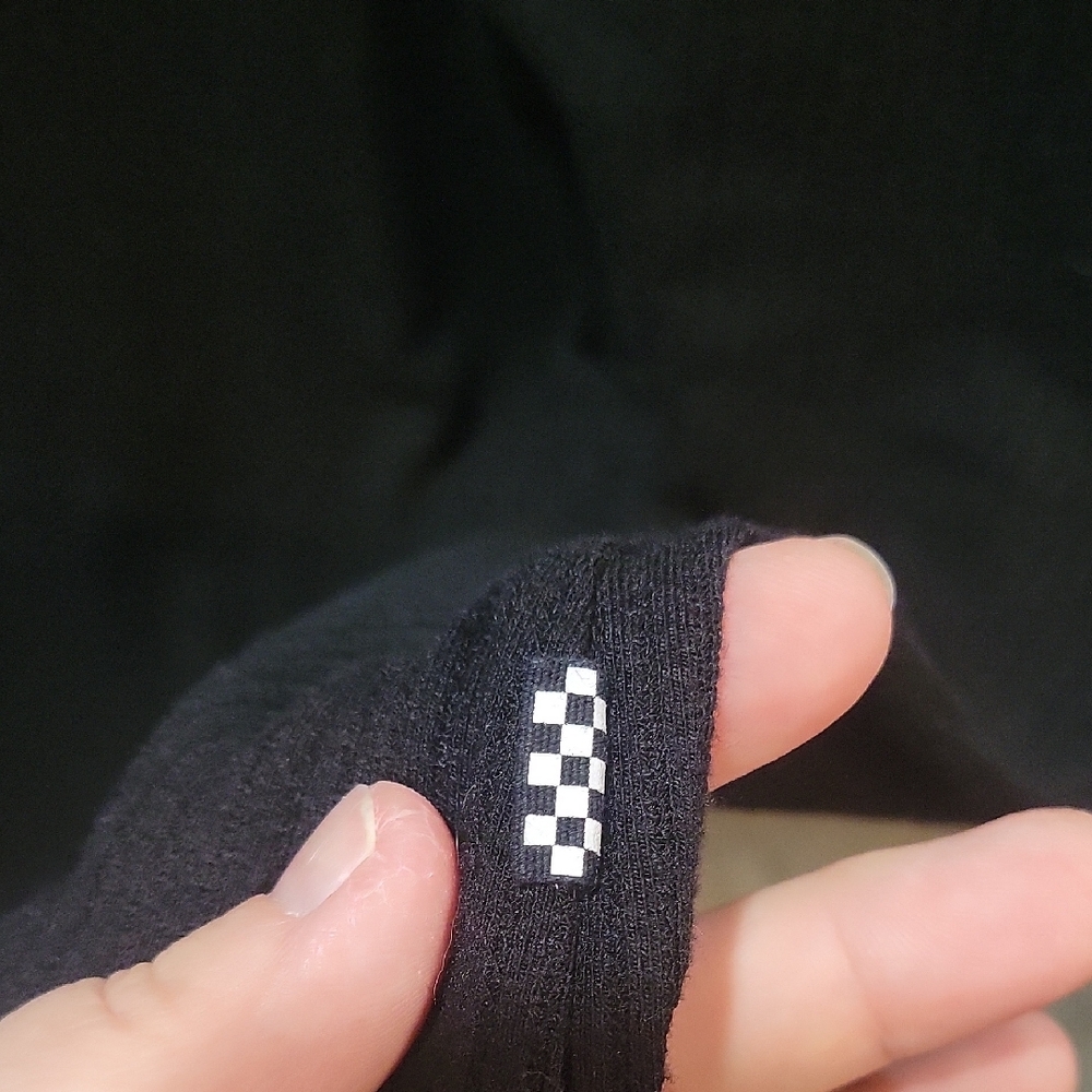 Vans Black Ribbed Top - Picture 4 of 6